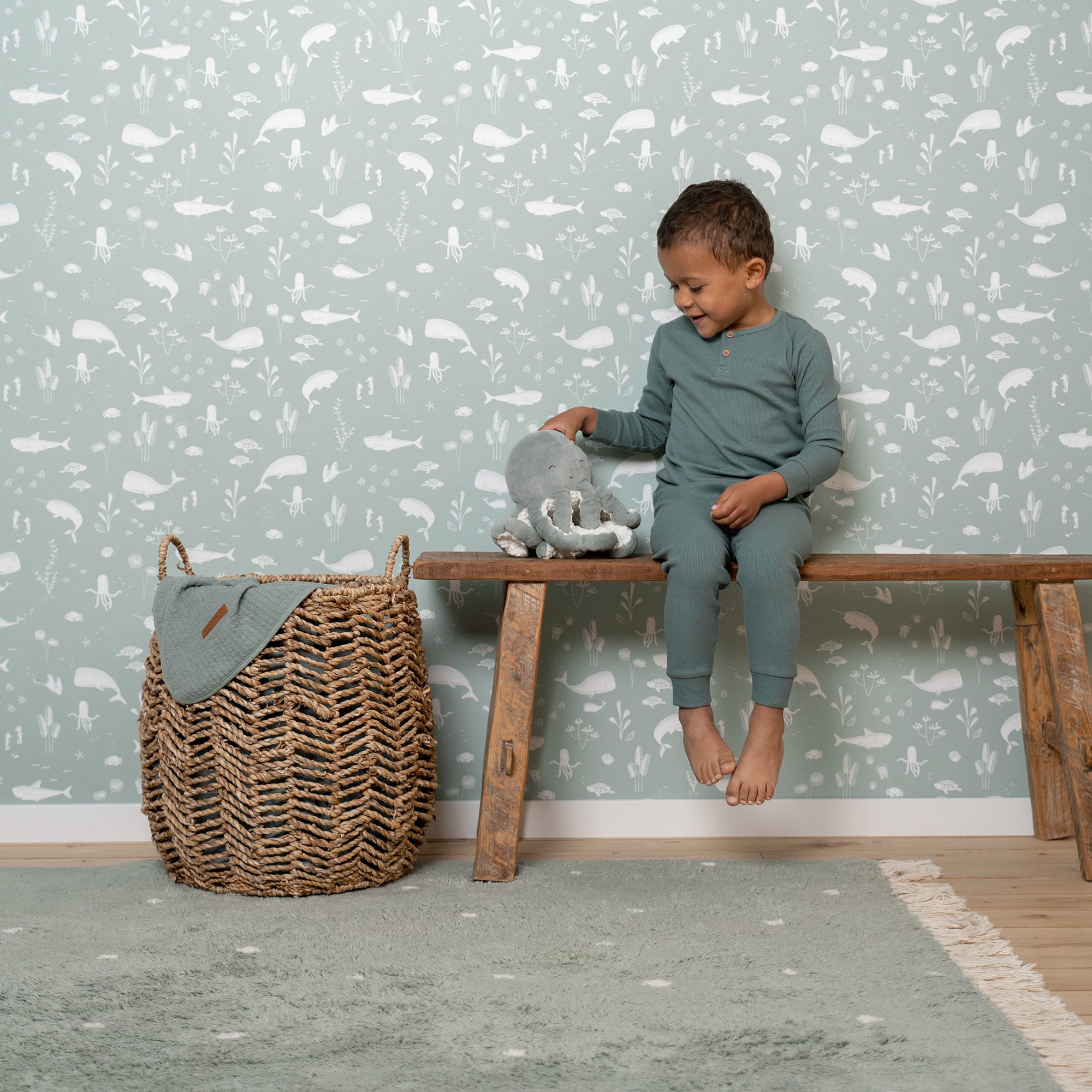 Tapet Little Dutch Ocean Mint