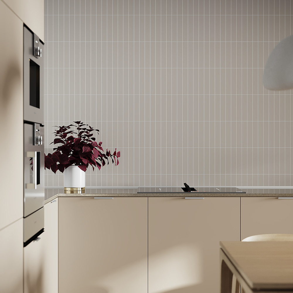 Stänkskyddsskiva Fibo 5200-M0420 EM Warm Grey 10x620x2400 mm