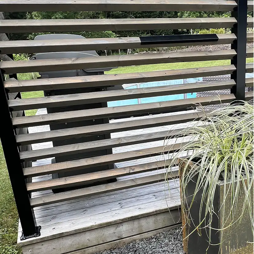 Ribba Öckerö Linax Grå 1490x45x45 6-pack FSC (B) 6-Pack