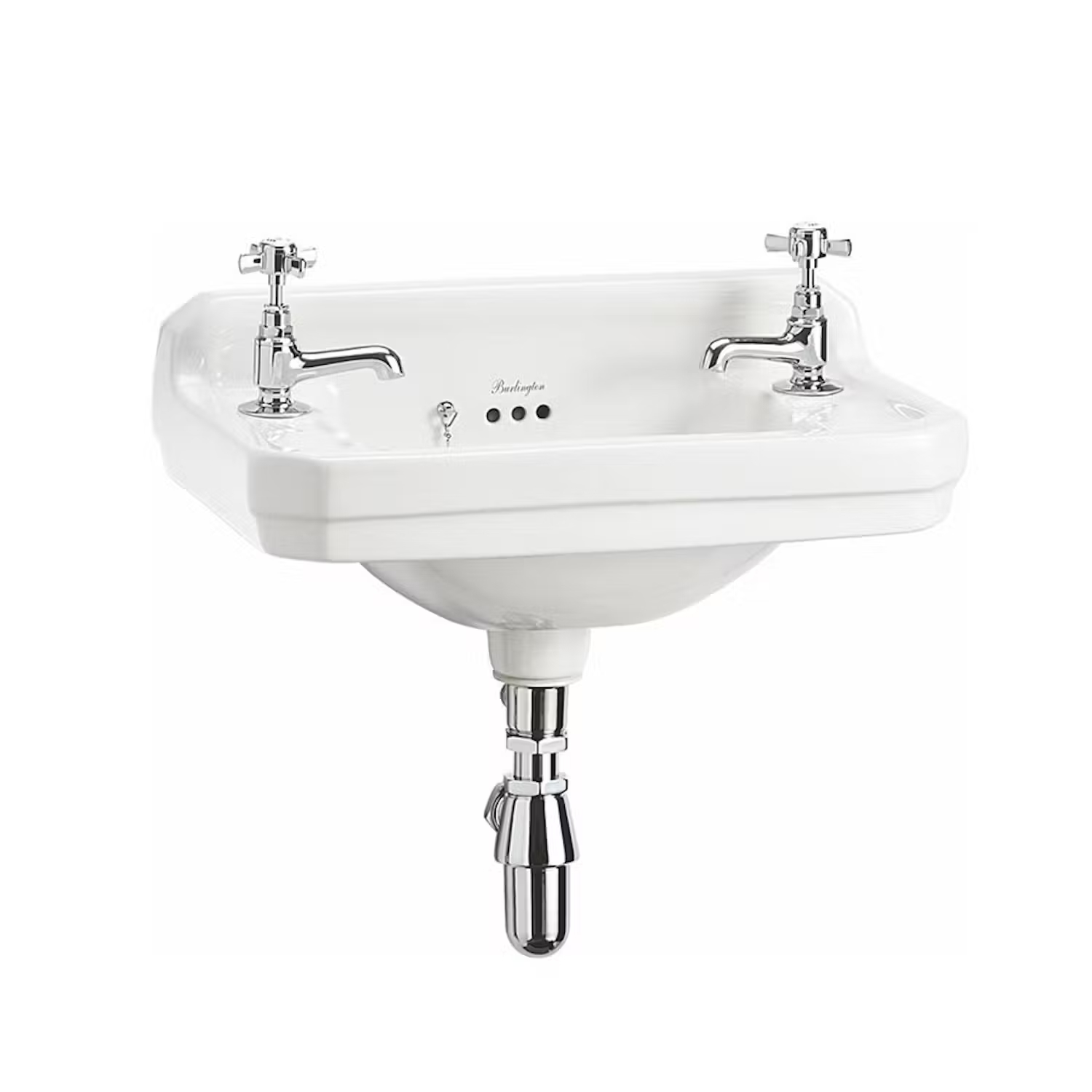Tvättställ Burlington Edwardian 510 mm 2 Blandarhål