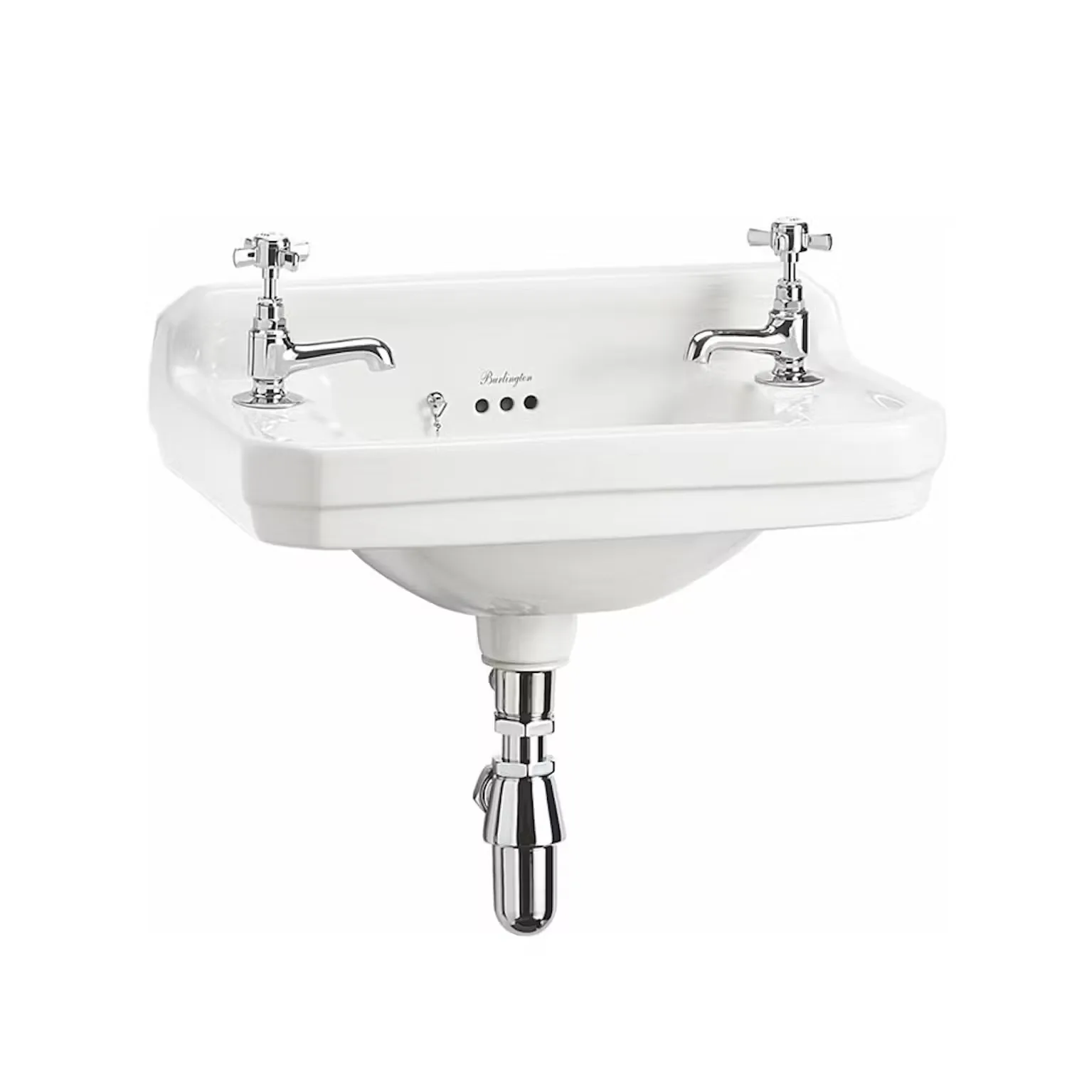 Tvättställ Burlington Edwardian 510 mm 2 Blandarhål