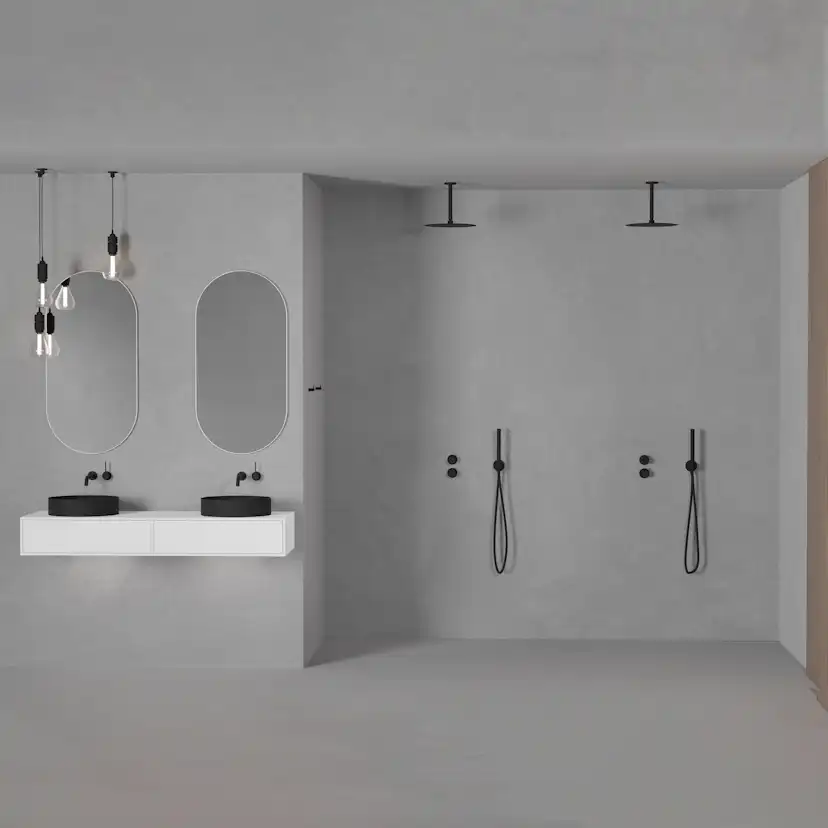 Tvättställsblandare Scandtap Steel Harmonized 1 för Inbyggnad