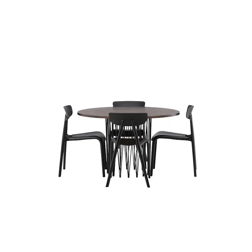 Matgrupp furniture/fashion Stone med 4 Ursholmen Stolar