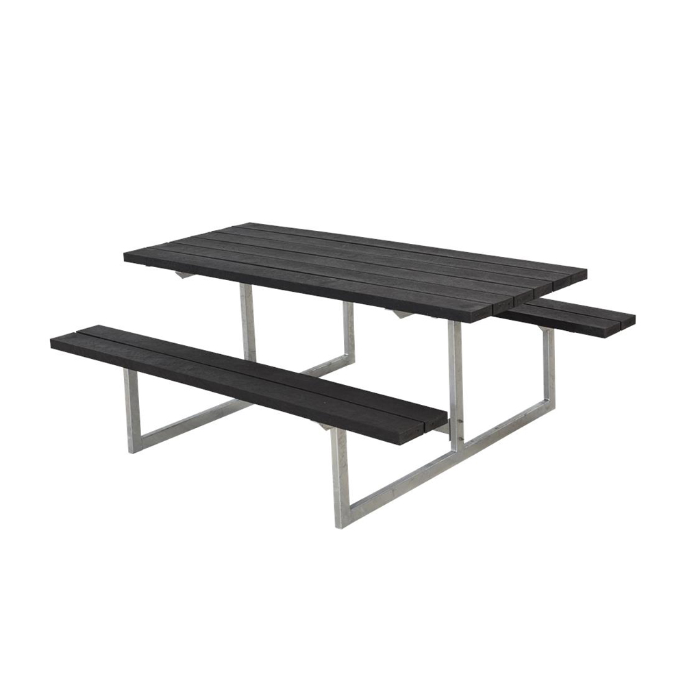 Picknickbord PLUS Basic Plast Svart Utomhus