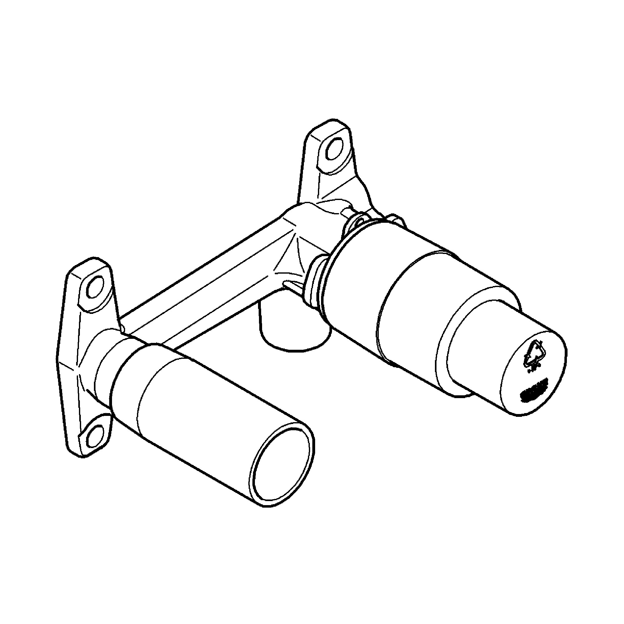 Inbyggnadsdel Grohe Universalblandare DN15