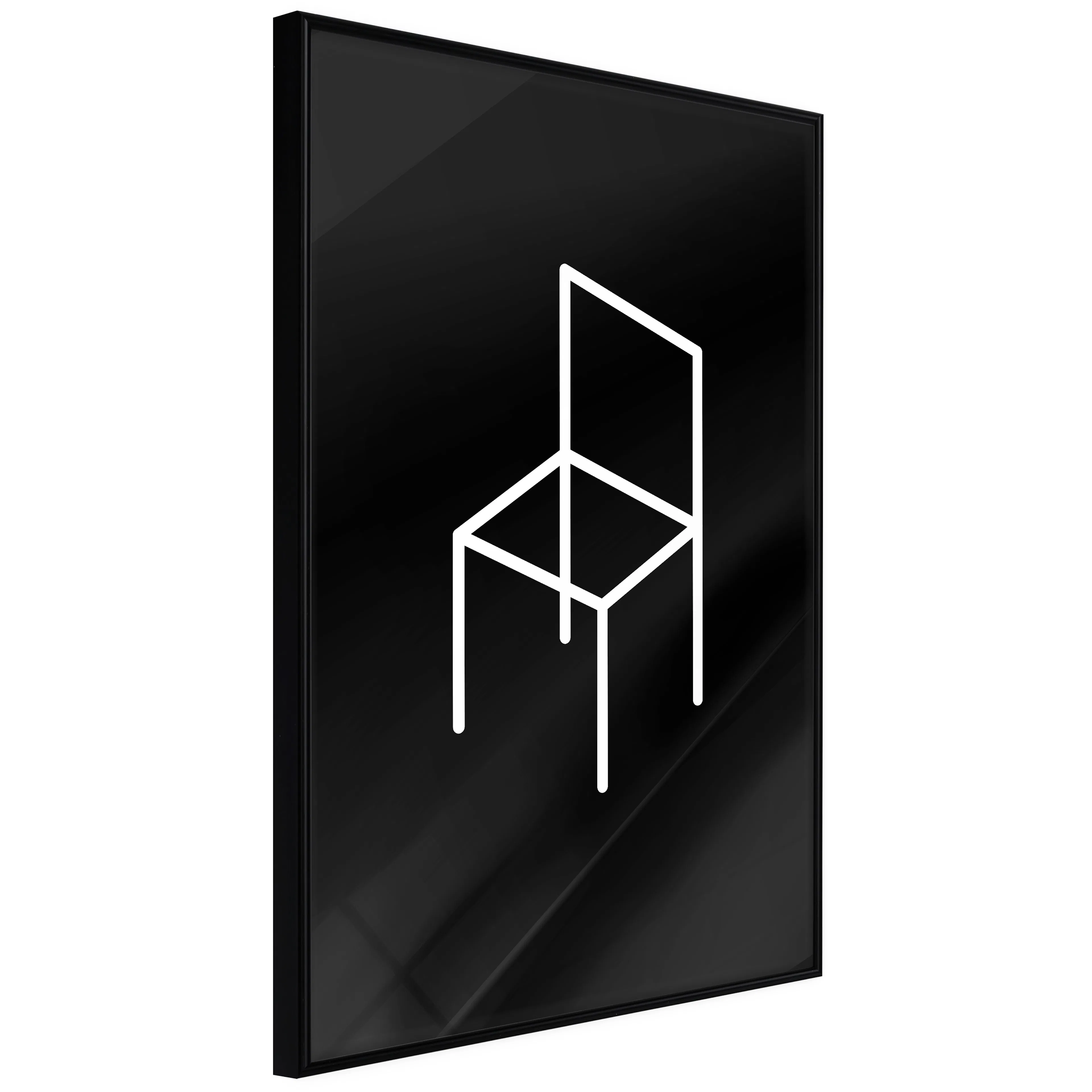 Affisch - Chair [Poster] 40x60 Svart ram, 40x60 cm