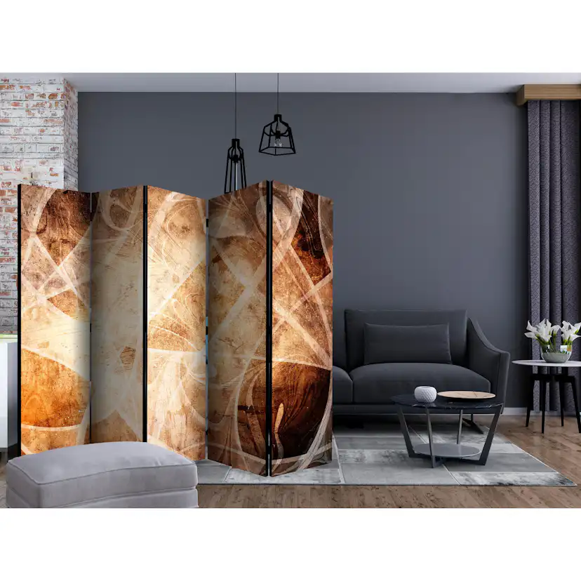 Rumsavdelare Arkiio Brown Texture II 225x172 cm