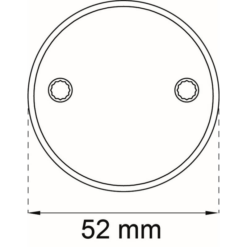 Täckbricka Habo 4265Z Nickel