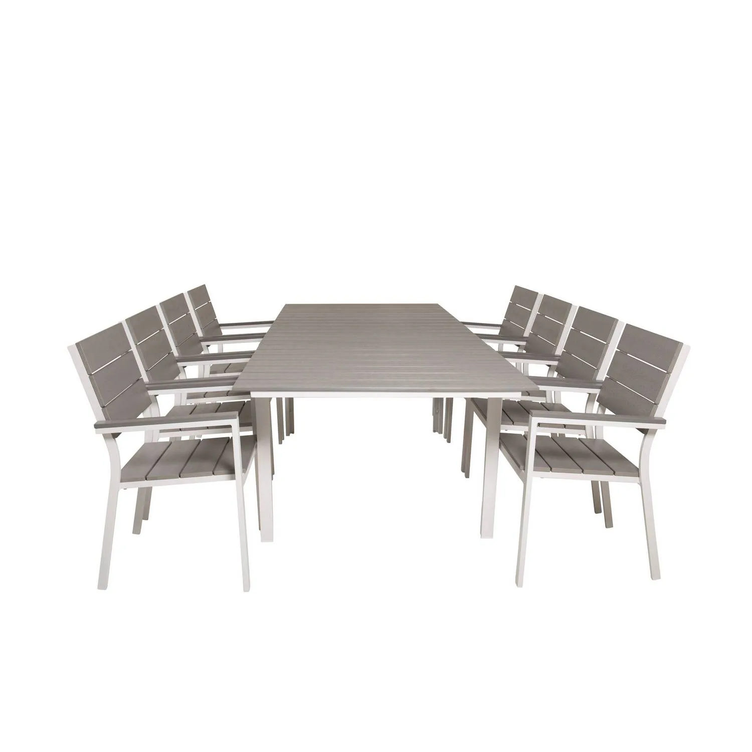 Matgrupp Venture Home Levels Förlängningsbar Matgrupp Utomhus 160cm med 8 Matstolar