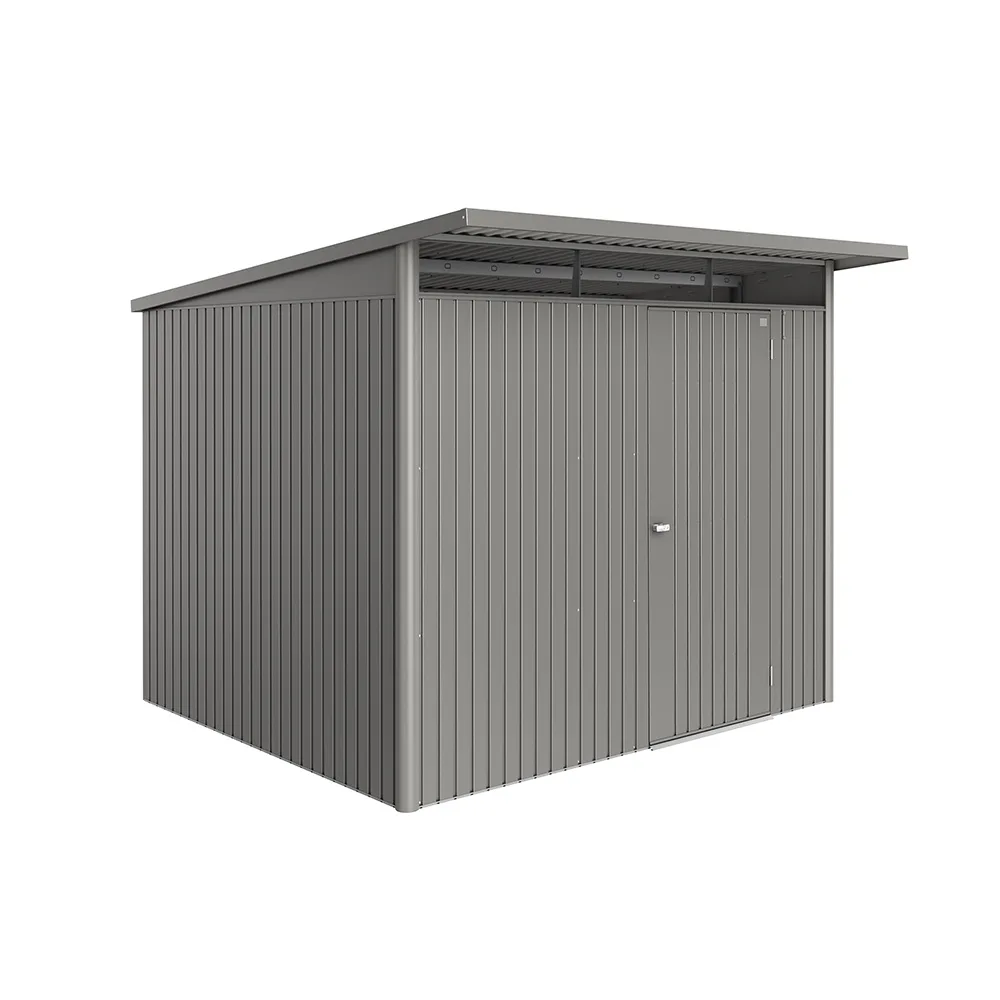 Redskapsbod Biohort Avantgarde Eco A6 Metallic Kvartsgrå Standarddörr