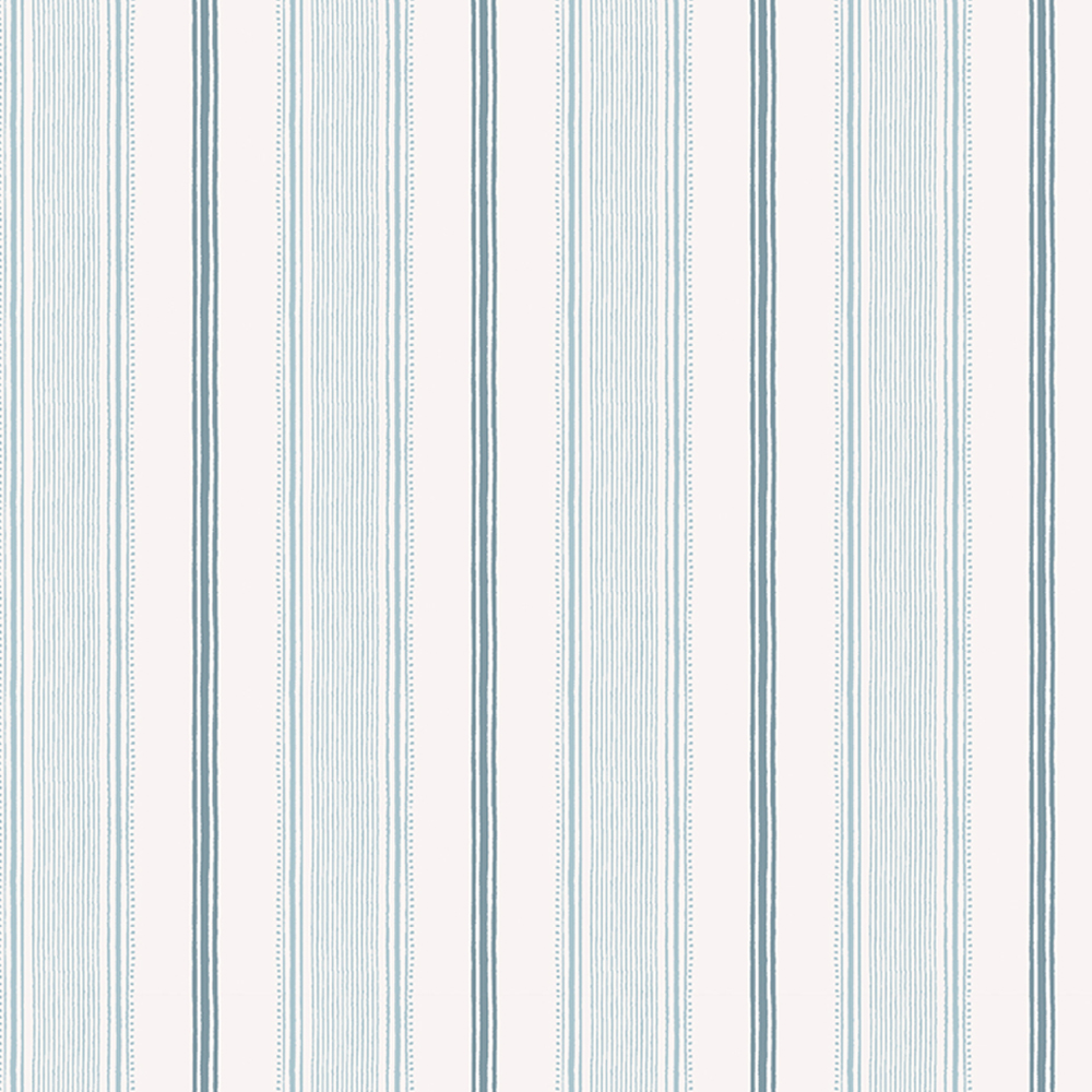 Tapet Laura Ashley Heacham Stripe Blå