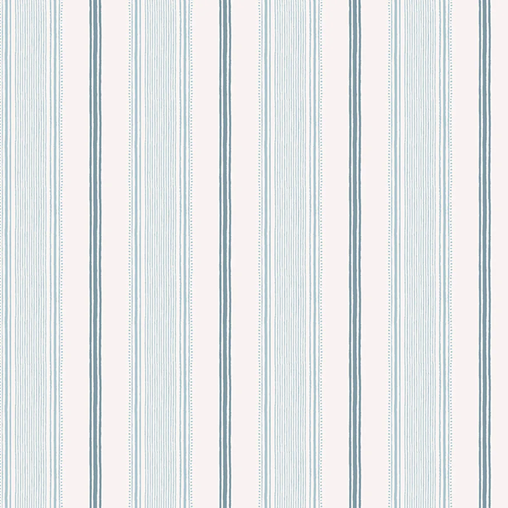 Tapet Laura Ashley Heacham Stripe Blå