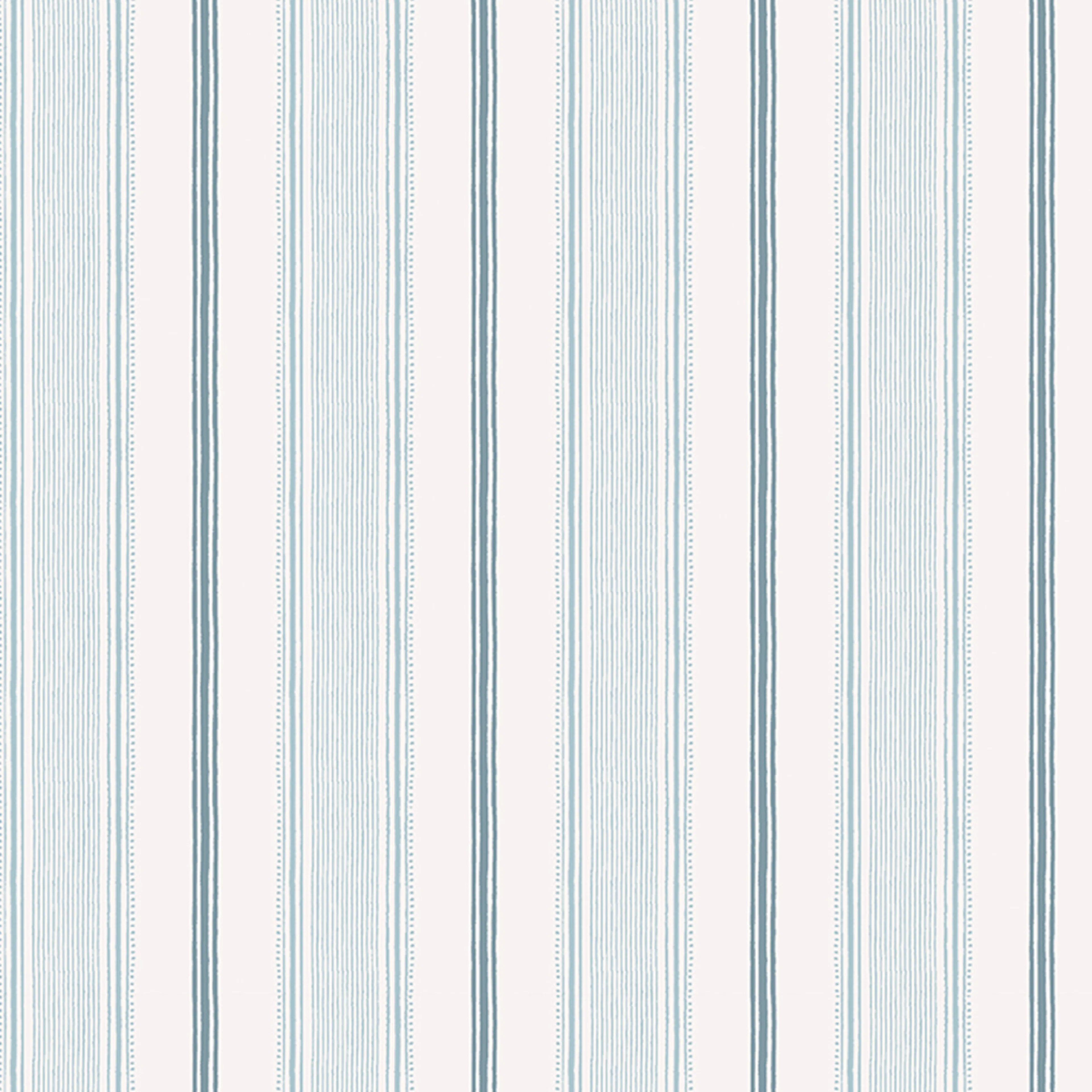 Tapet Laura Ashley Heacham Stripe Blå