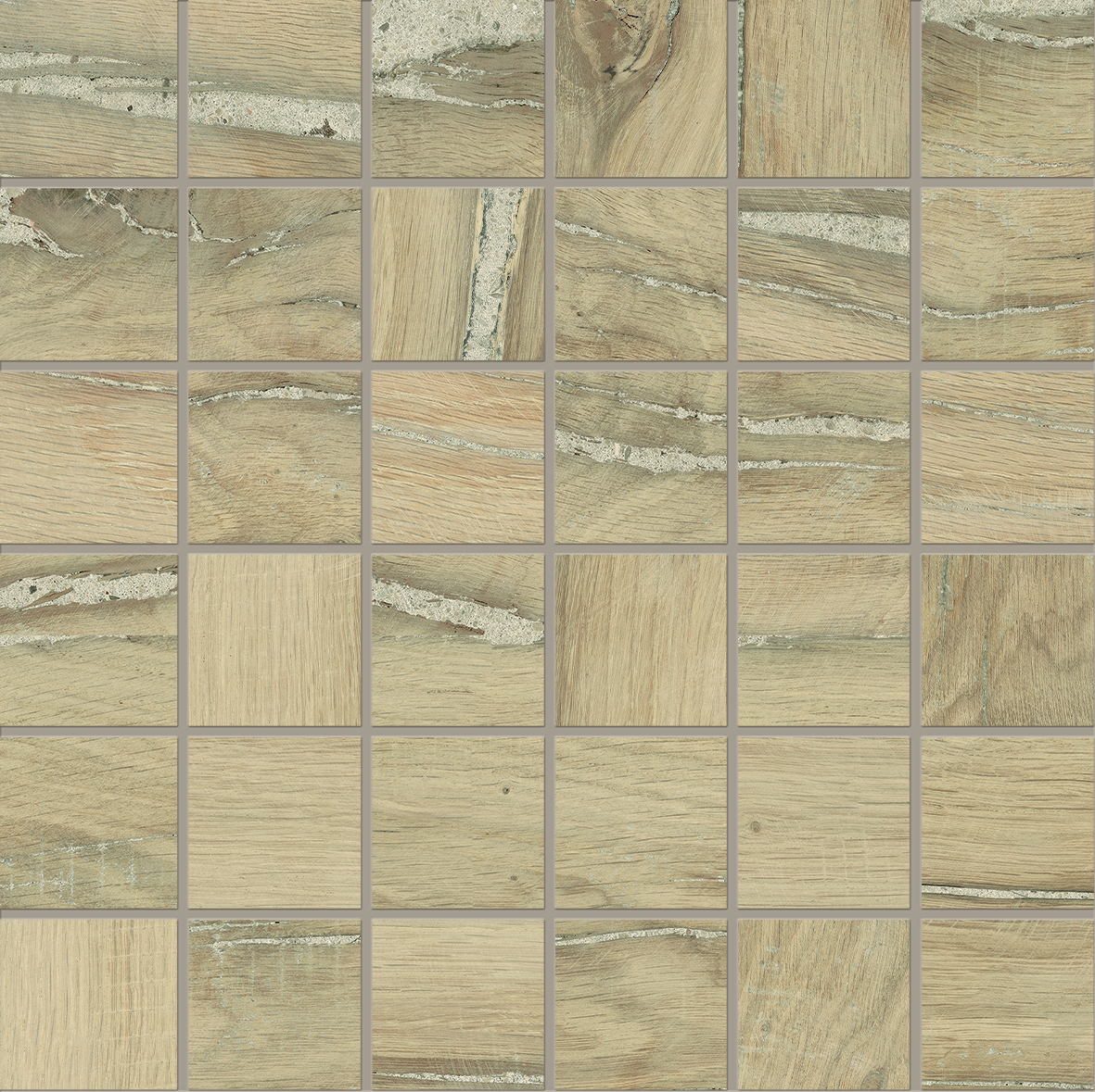Mosaik Lhådös Trentino Noce mosaik 5x5 cm