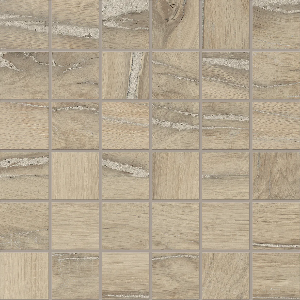 Mosaik Lhådös Trentino Noce mosaik 5x5 cm