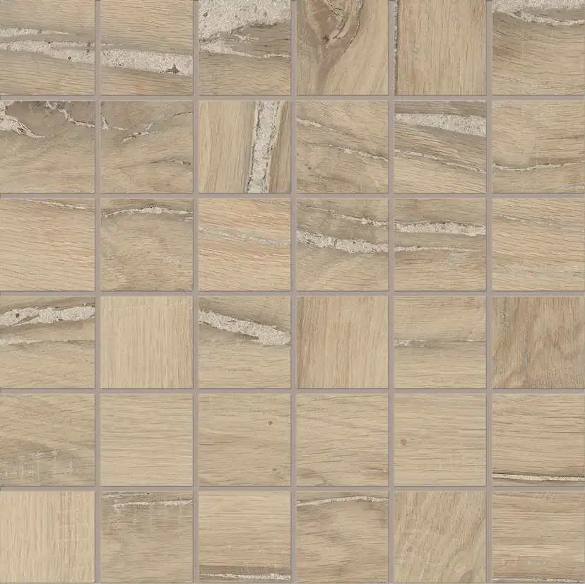 Mosaik Lhådös Trentino Noce mosaik 5x5 cm