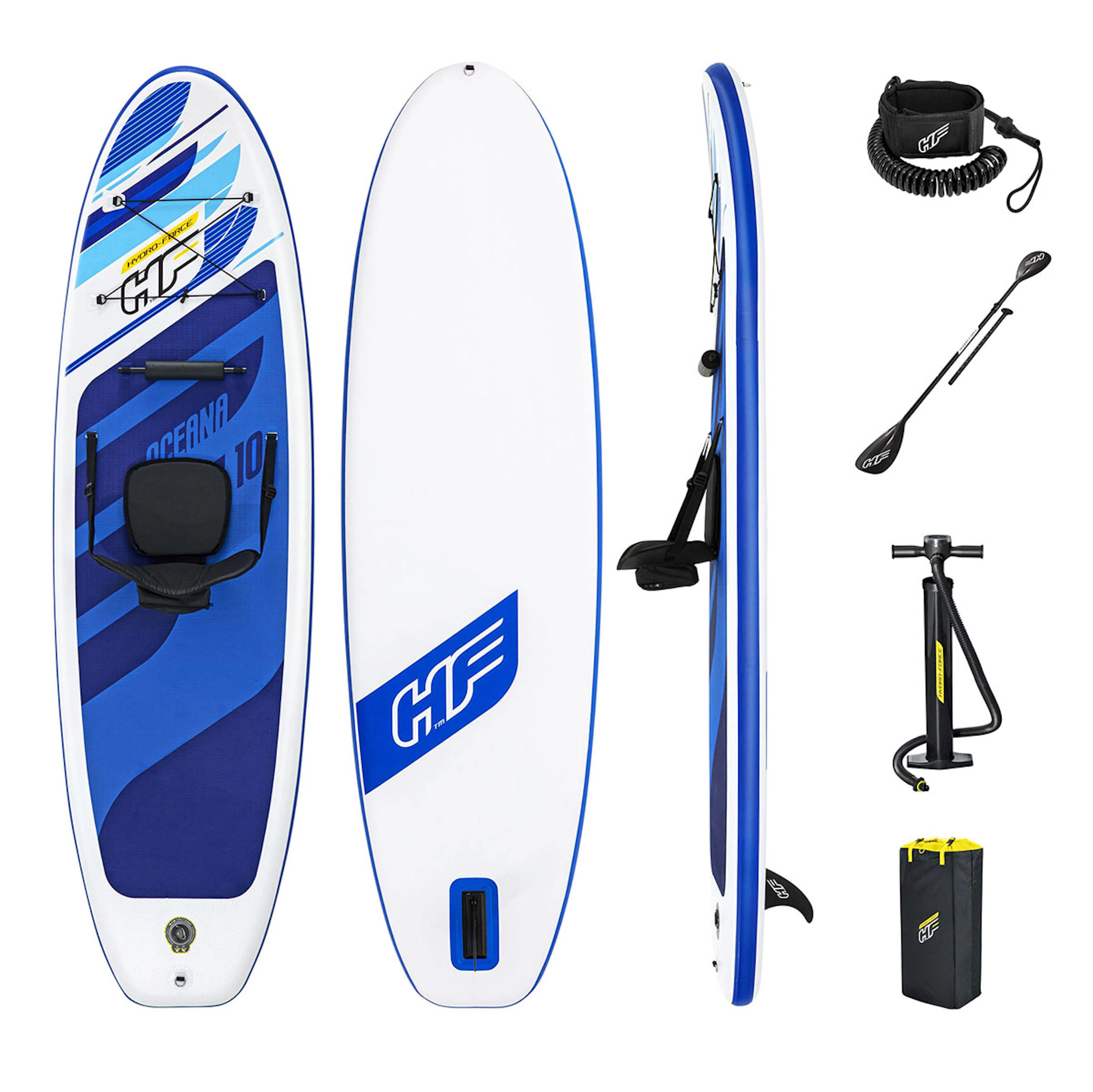 SUP-Bräda Bestway Oceana Blå 305 cm med Paddel