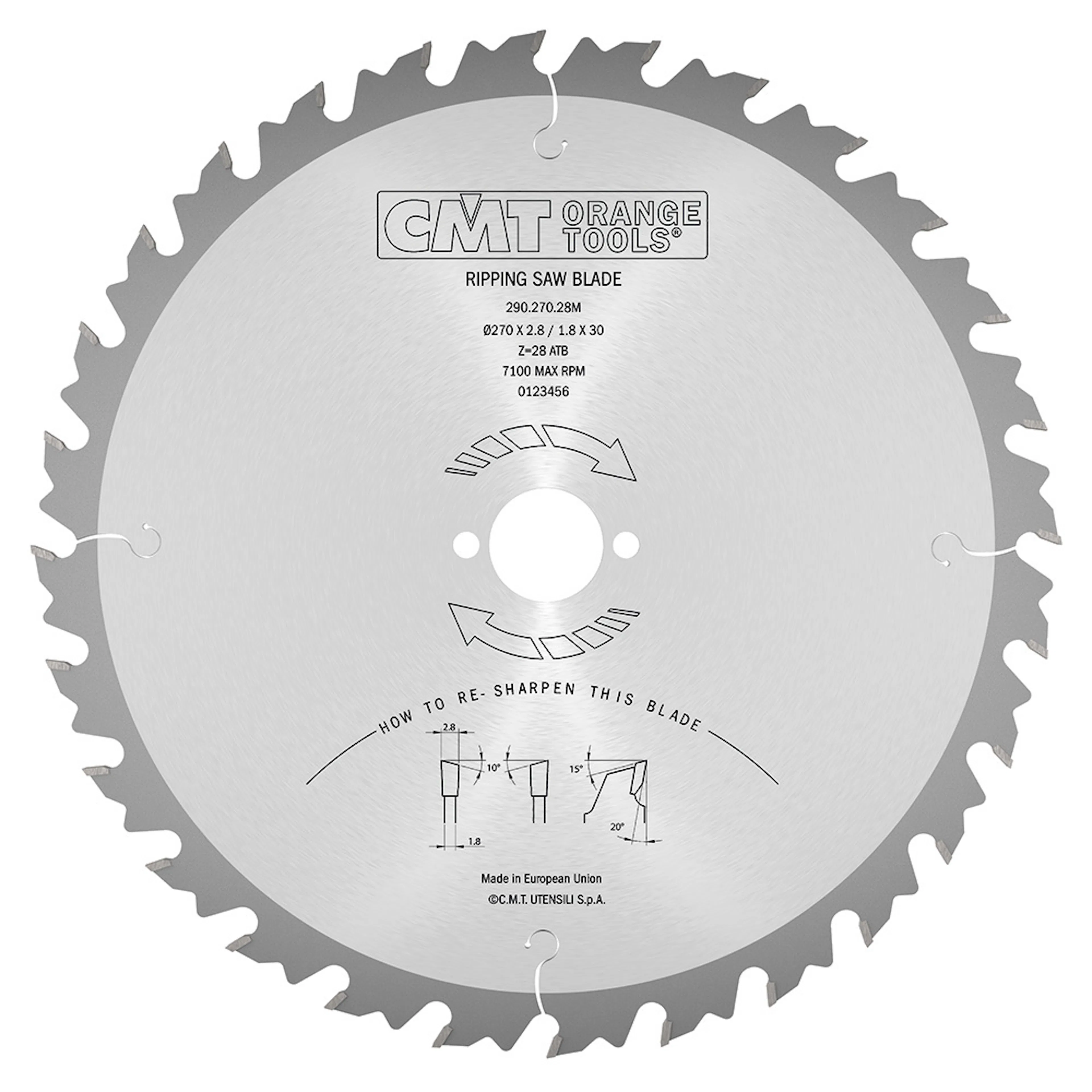 Sågklinga CMT Orange Tools Klyvning