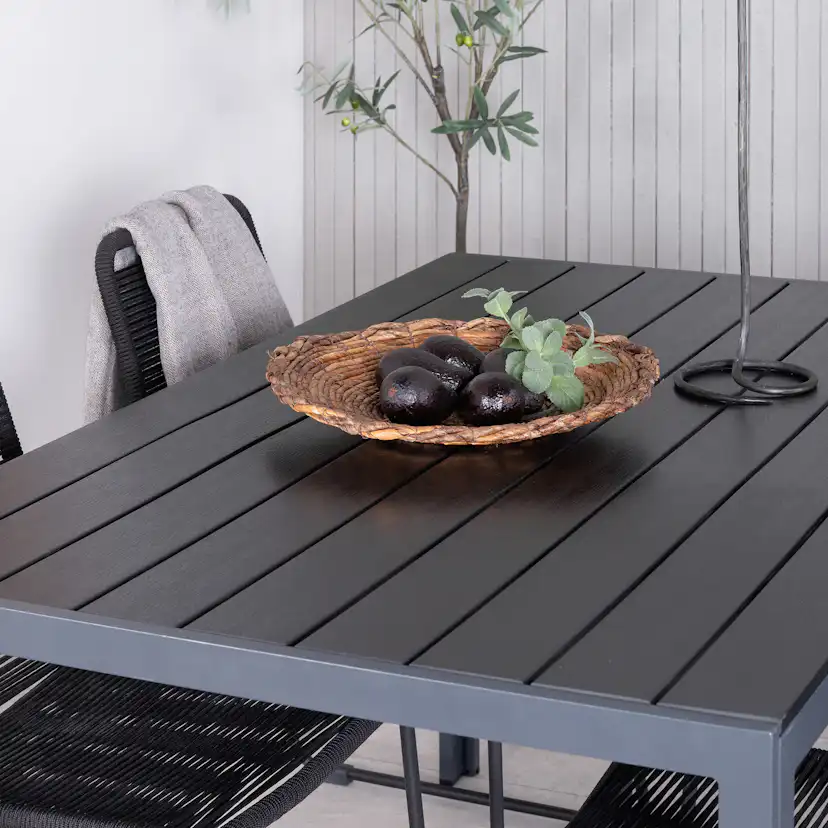 Matgrupp Utomhus Venture Home Bundy med 4 Levi Trädgårdsstolar