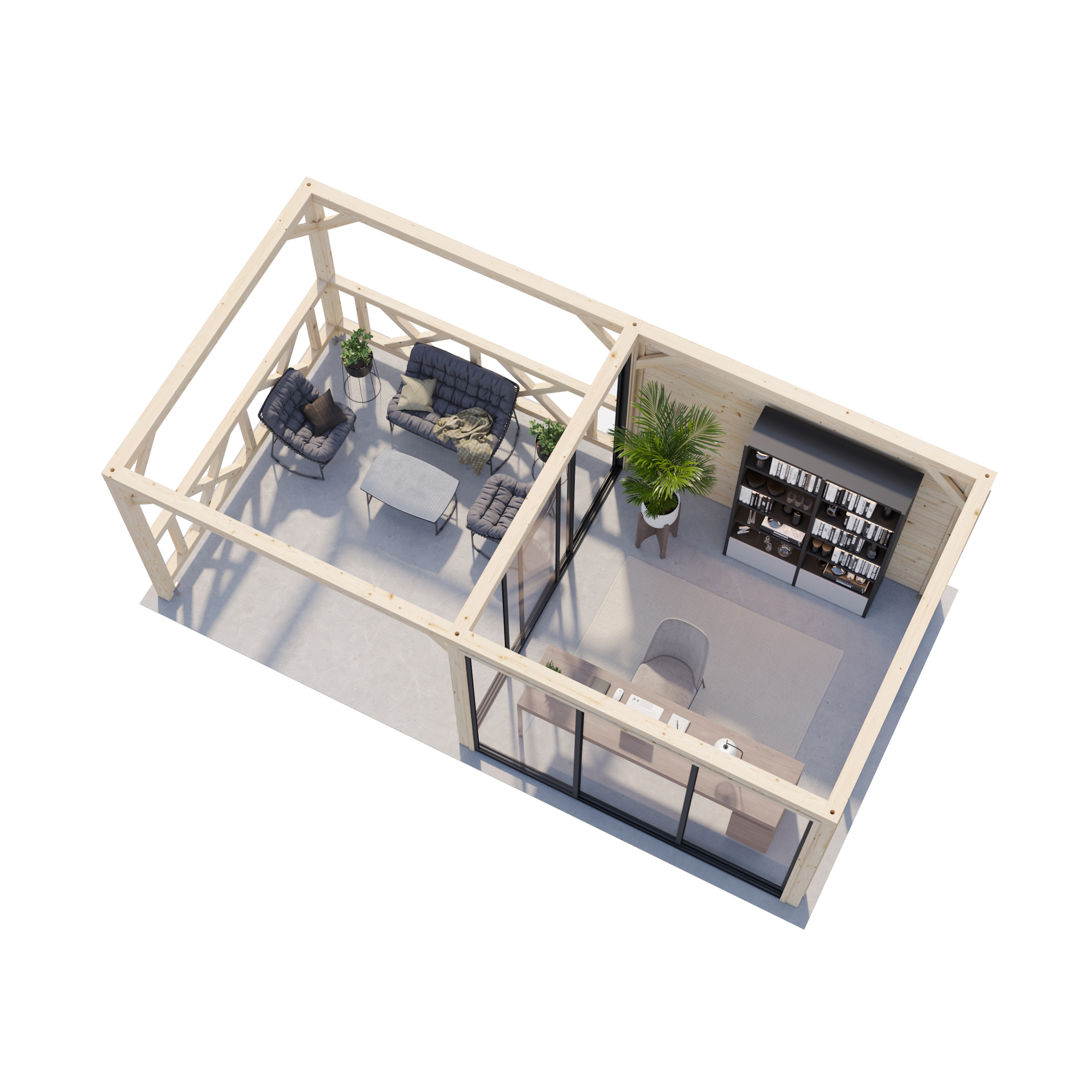 Uterum Palmako Lenna 16,6 m2 Set 704 Slide Plus