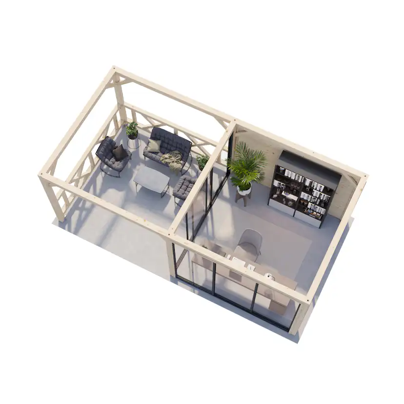 Uterum Palmako Lenna 16,6 m2 Set 704 Slide Plus
