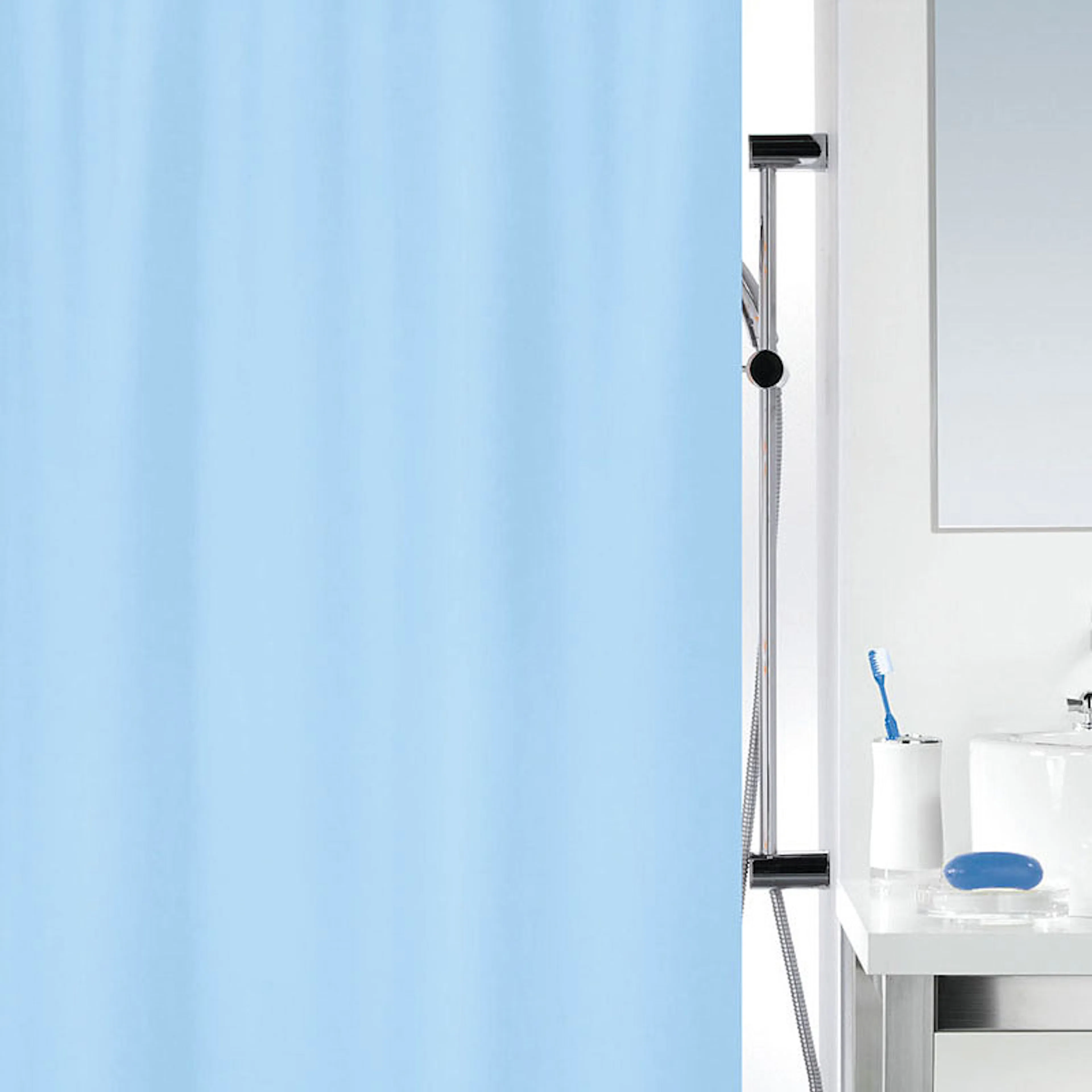 Duschdraperi Spirella Primo 180x200