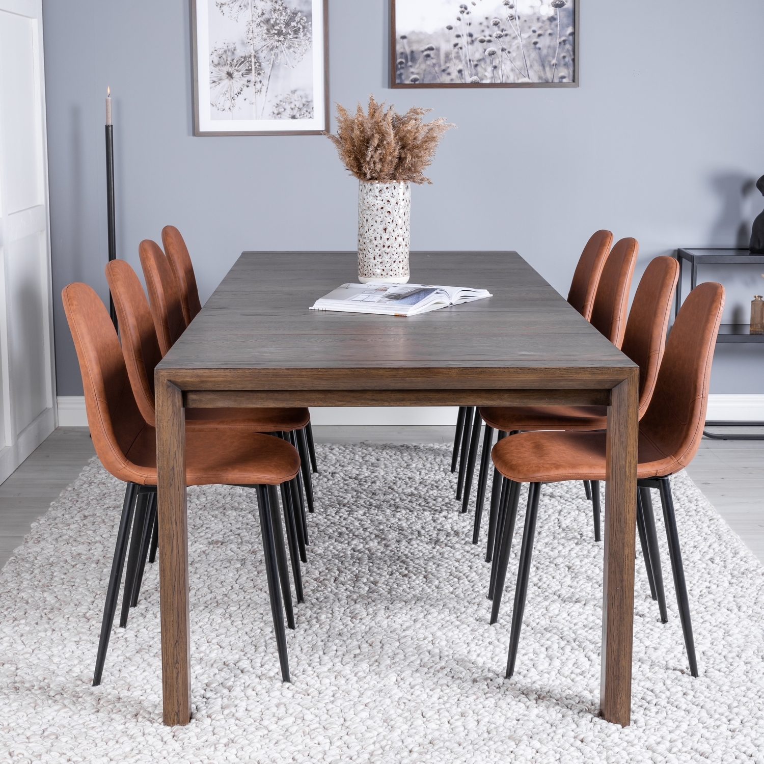 Matgrupp Venture Home Shy med 8 Pobbie Matstolar