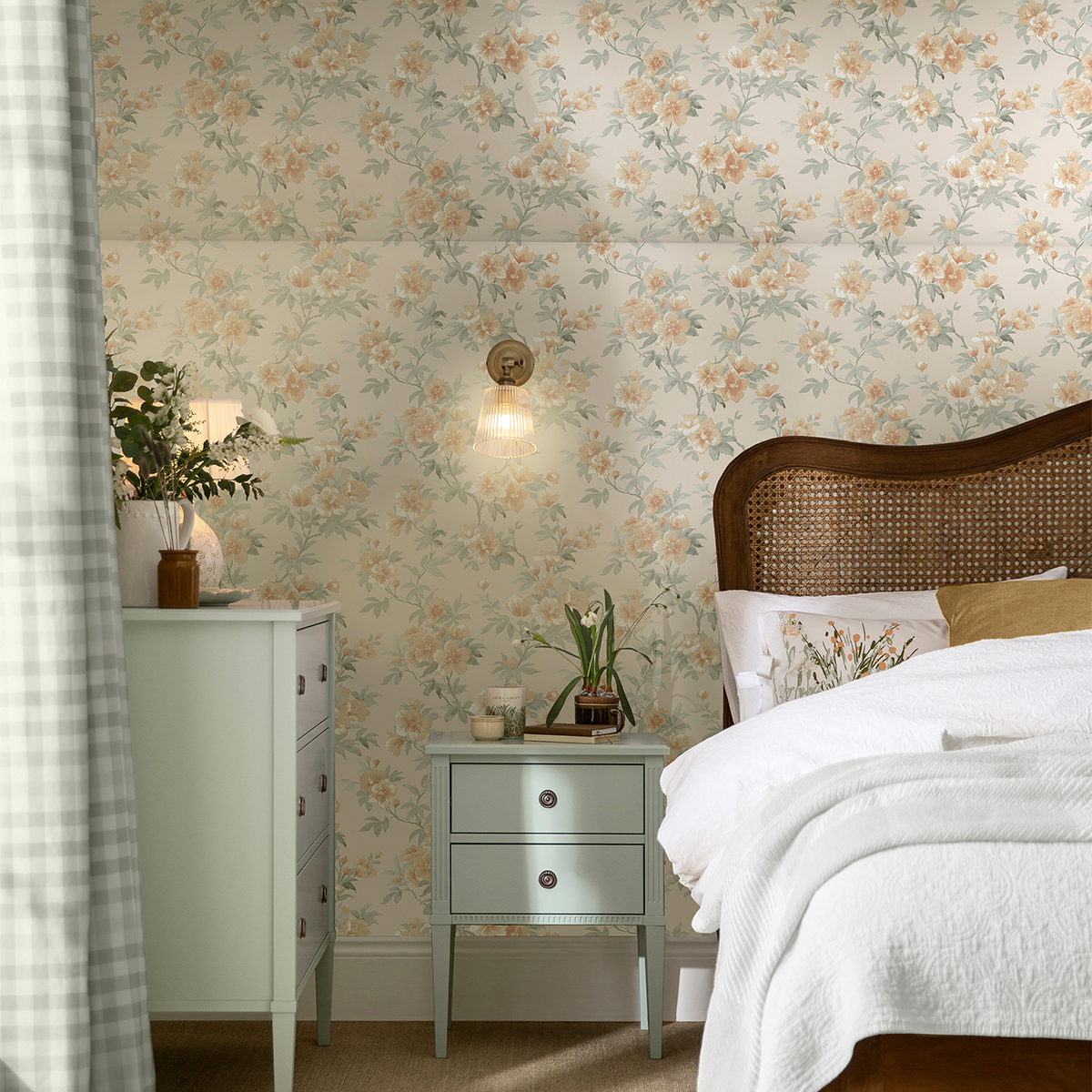 Tapet Laura Ashley Rosamund Orange