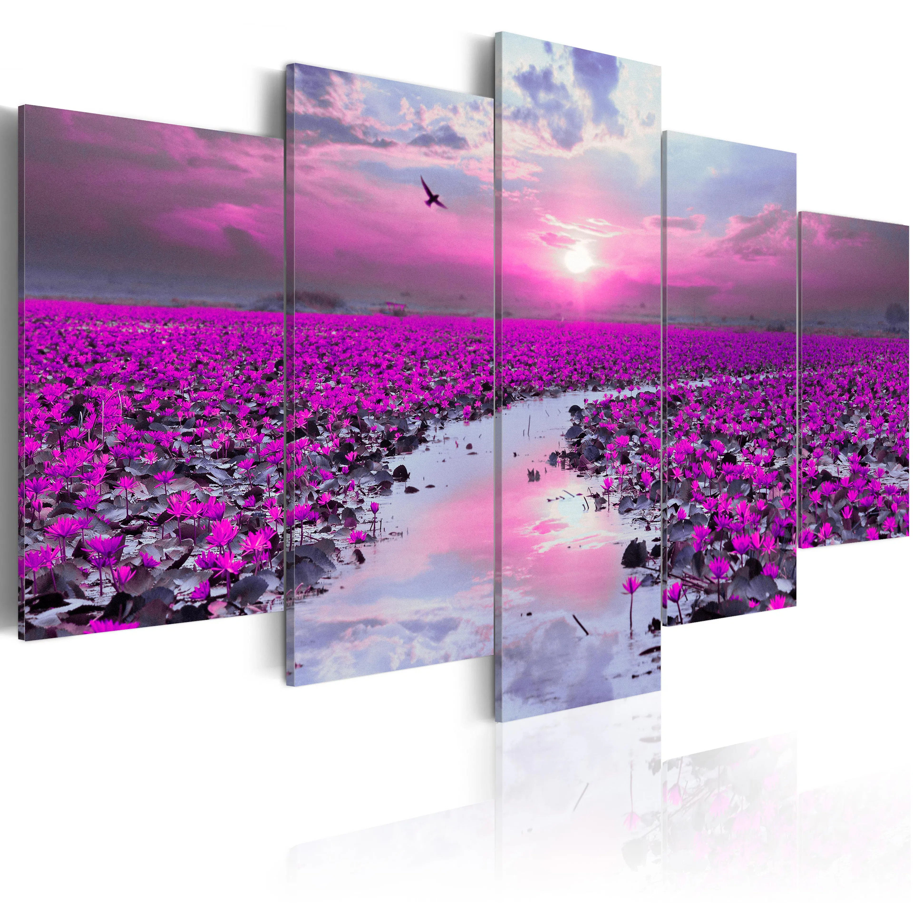 Foto på akryl - The River of Magic [Glass] 200x100 Mått: 200x100 cm