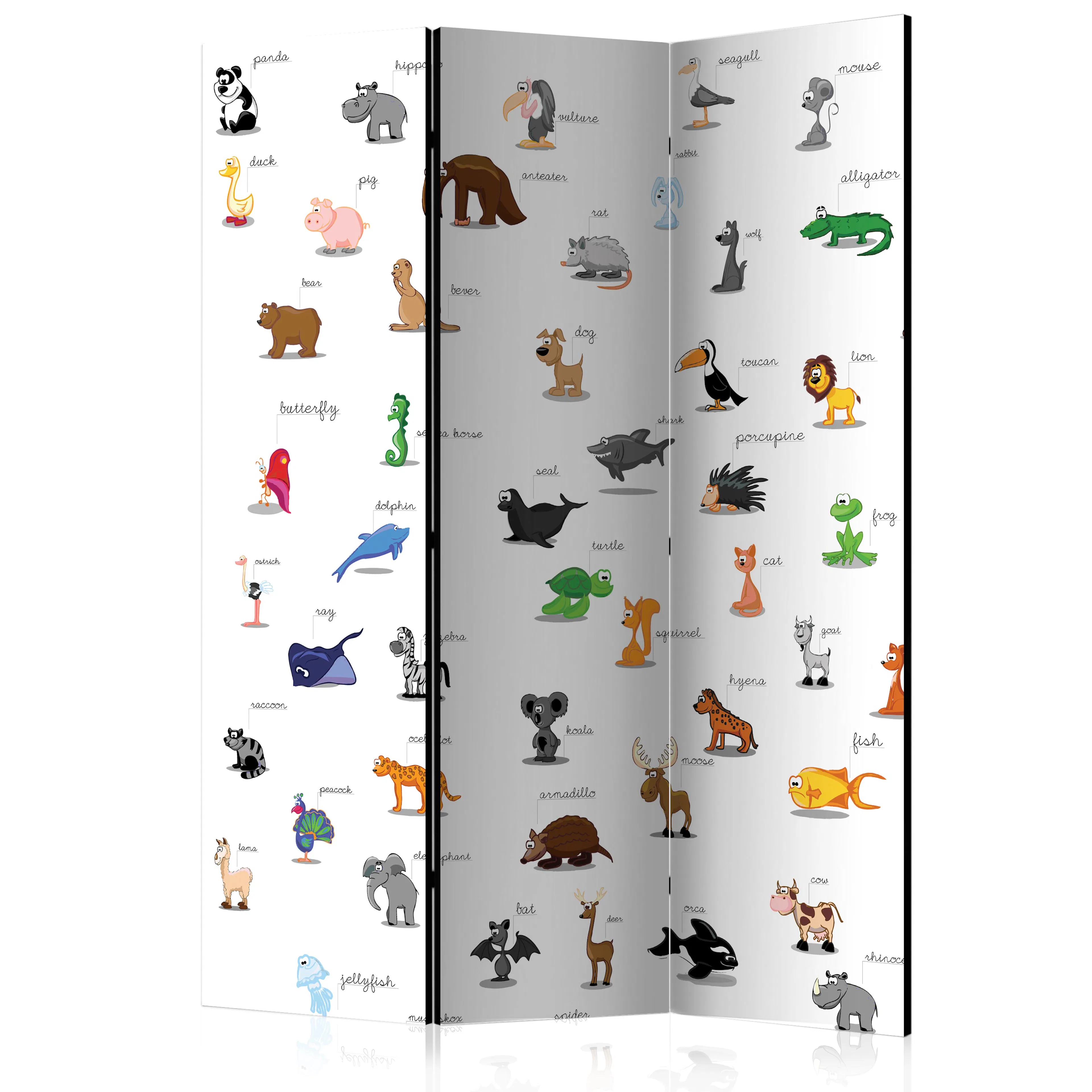 Rumsavdelare Arkiio Animals For Children 135x172 cm