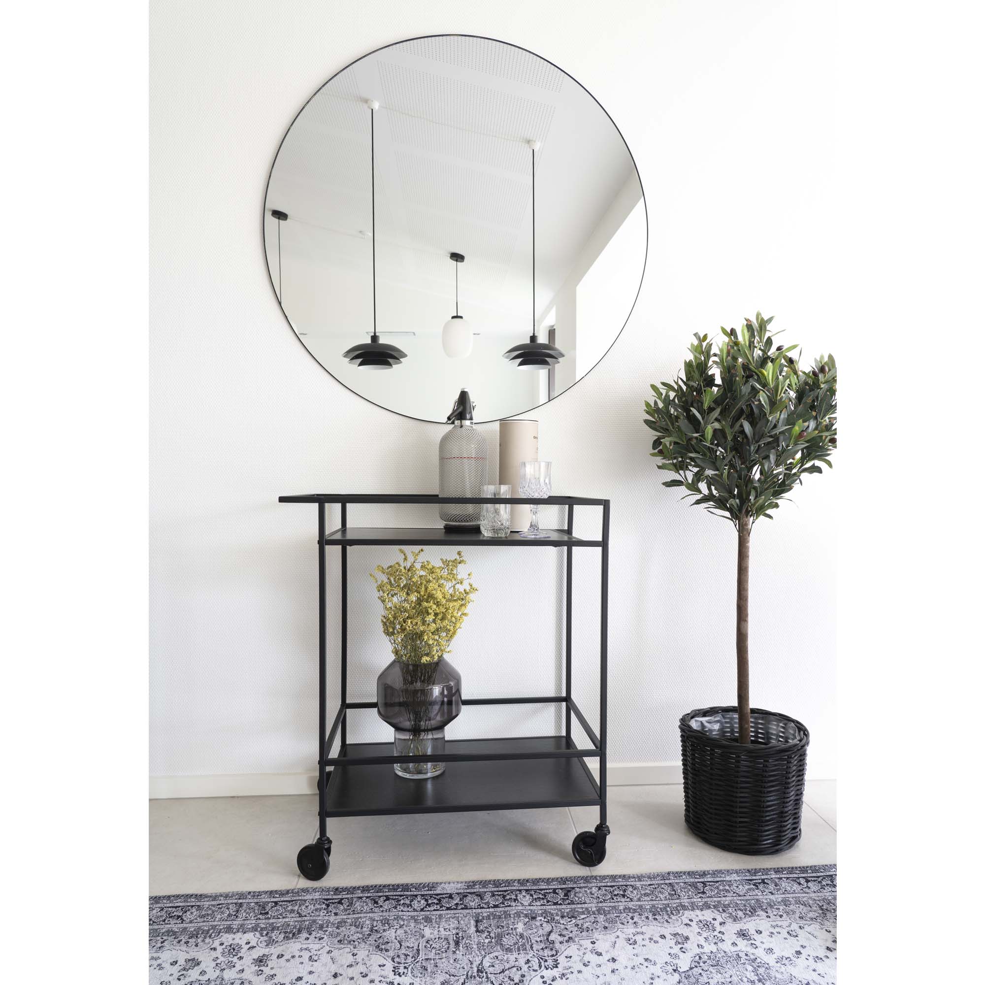 Drinkvagn House Nordic Vita Utomhus