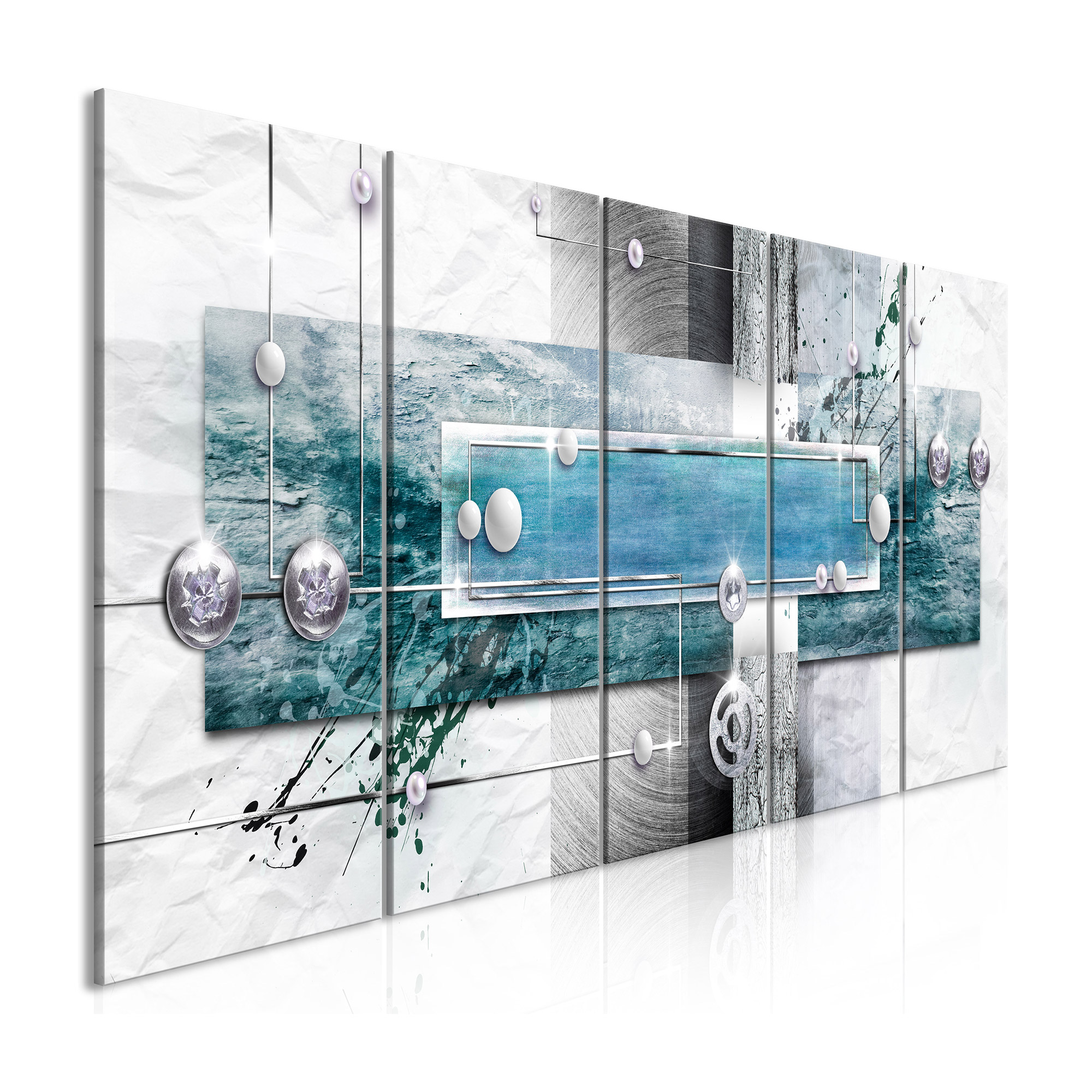Tavla Arkiio Mysterious Mechanism Narrow Blue 5 delar