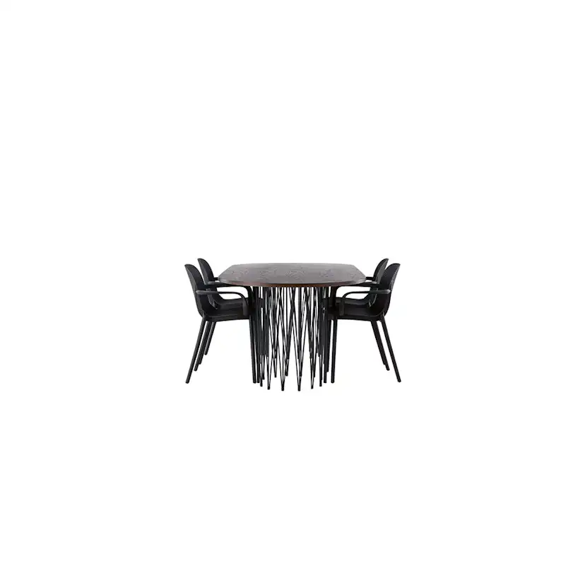 Matgrupp furniture/fashion Stone med 4 Baltimore Stolar