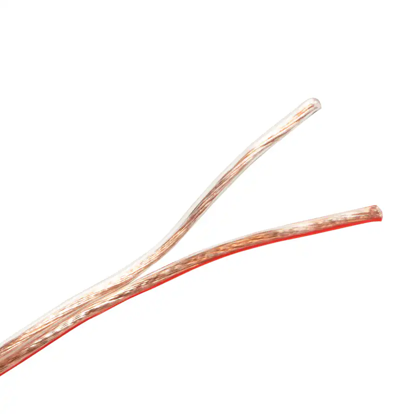 Högtalarkabel LogiLink 2x0,75 mm² Transparent