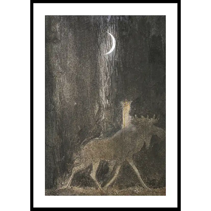 Poster Gallerix Tuvstarr och Skutt By John Bauer