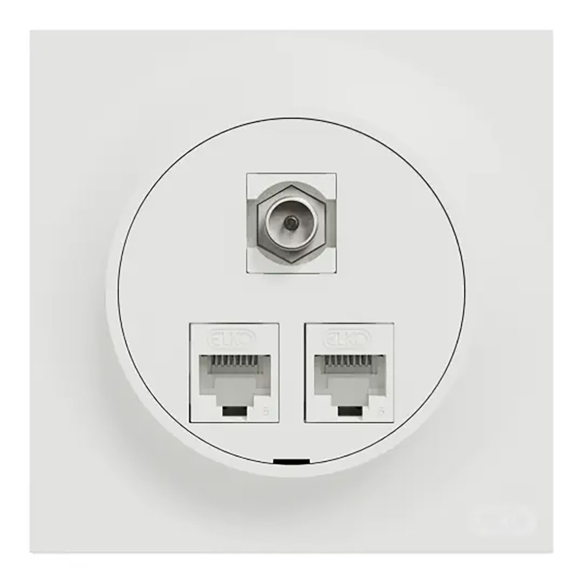 Vägguttag Elko One Modularuttag 2x8 K6 UTP