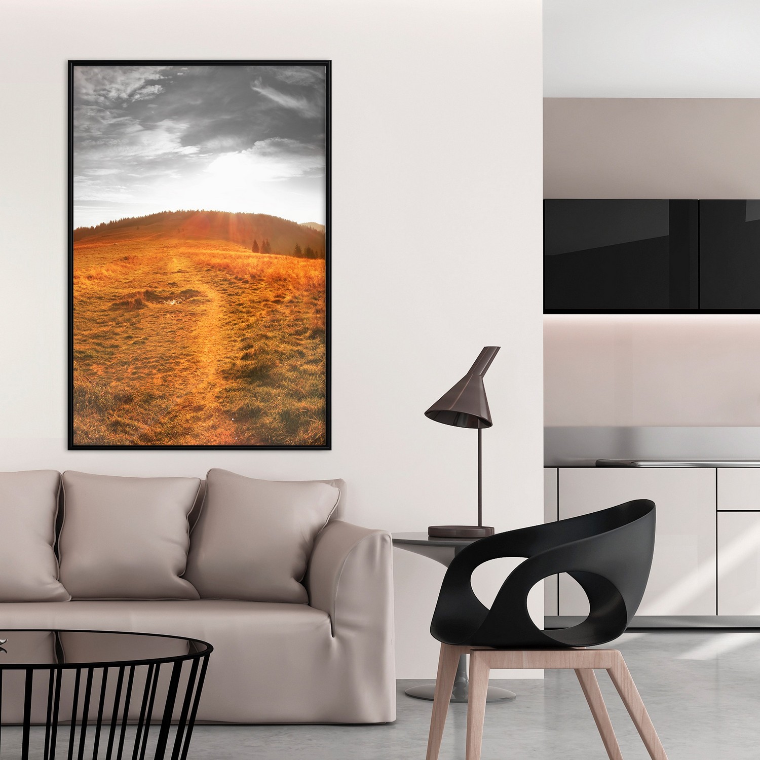 Affisch - Idyll [Poster] 20x30 Svart ram, 20x30 cm