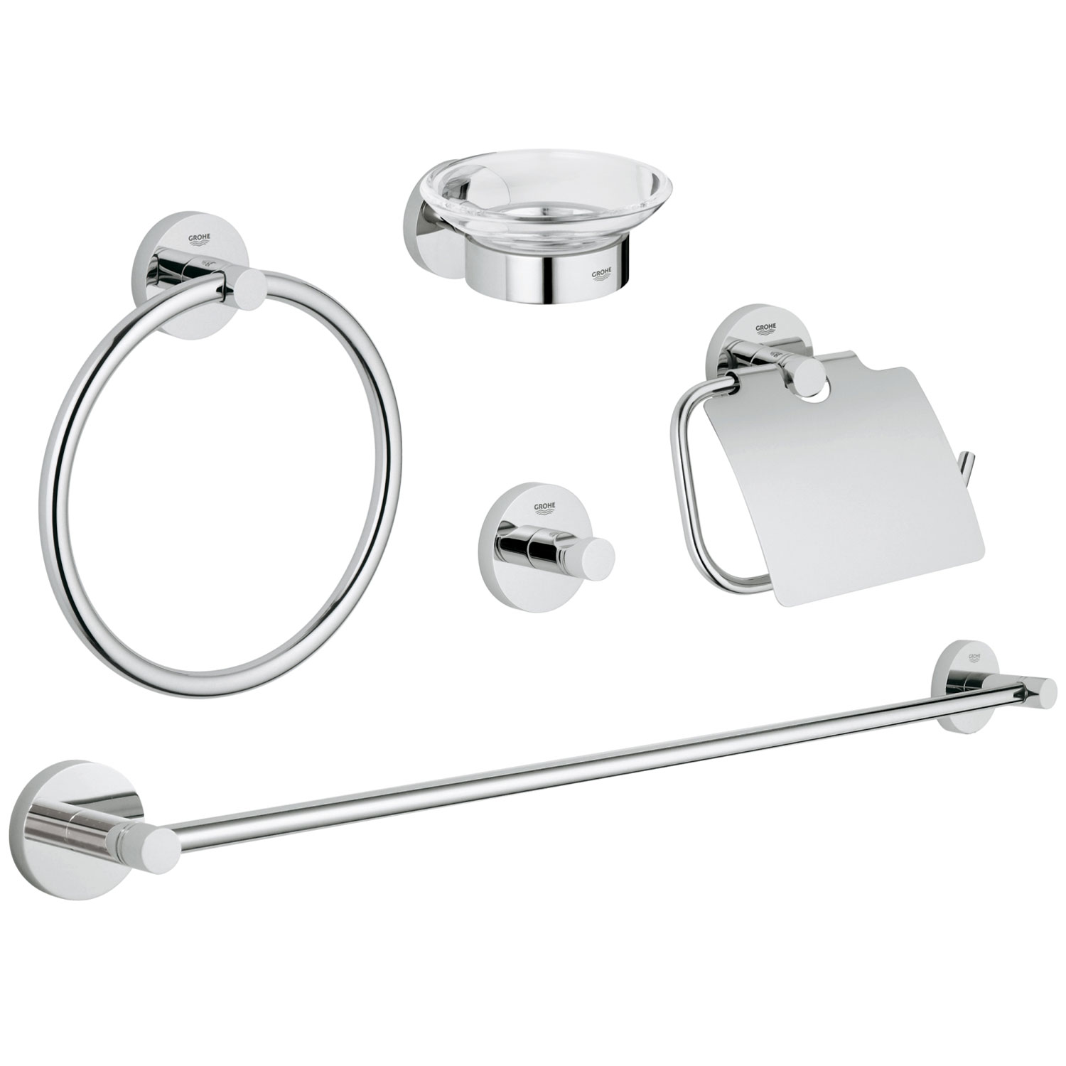Badrumsset Grohe Essentials 40344 5-in-1