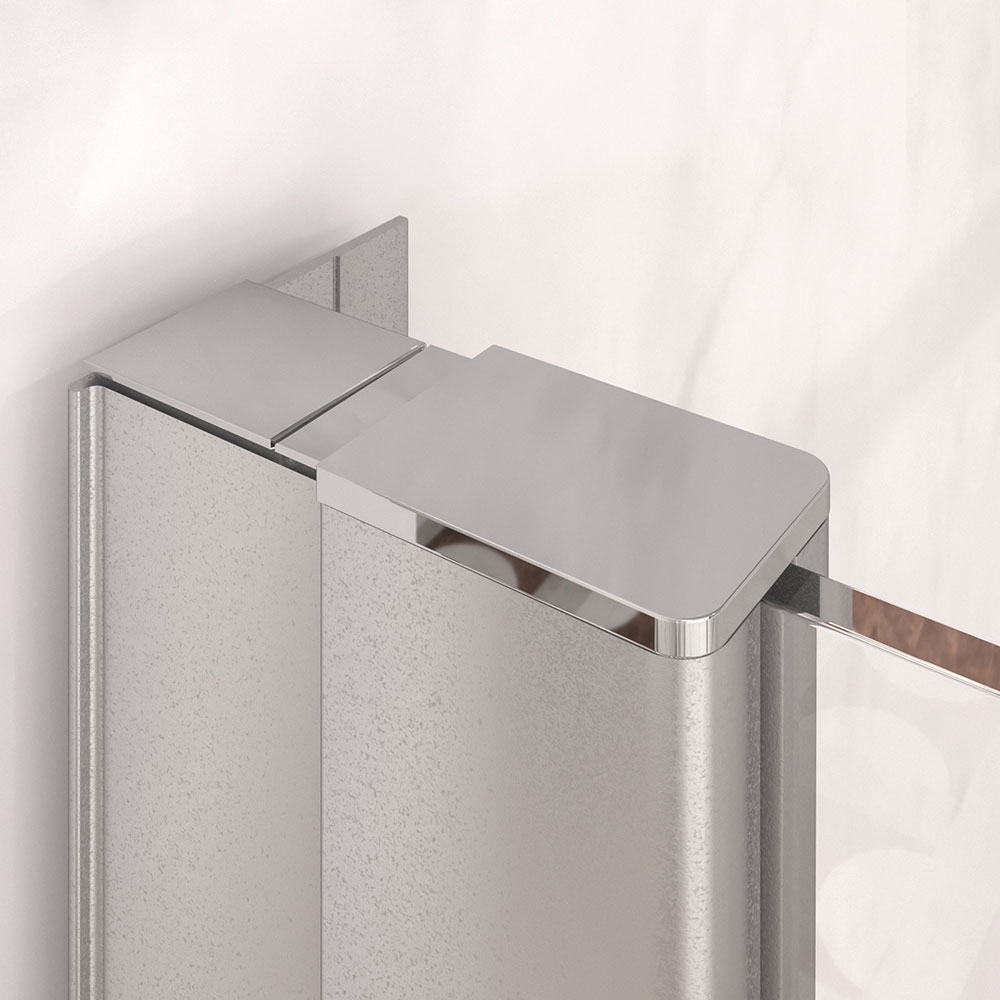 Distansprofil Hietakari för Duschvägg Forma Fast Anodiserad Blank