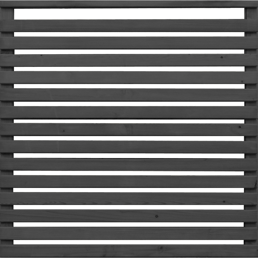 Skärm Horizont 5, 79x89 svart Svart