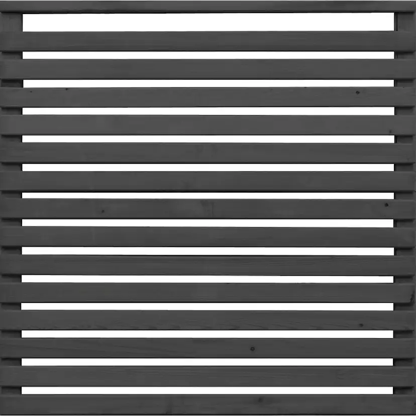Skärm Horizont 5, 79x89 svart Svart