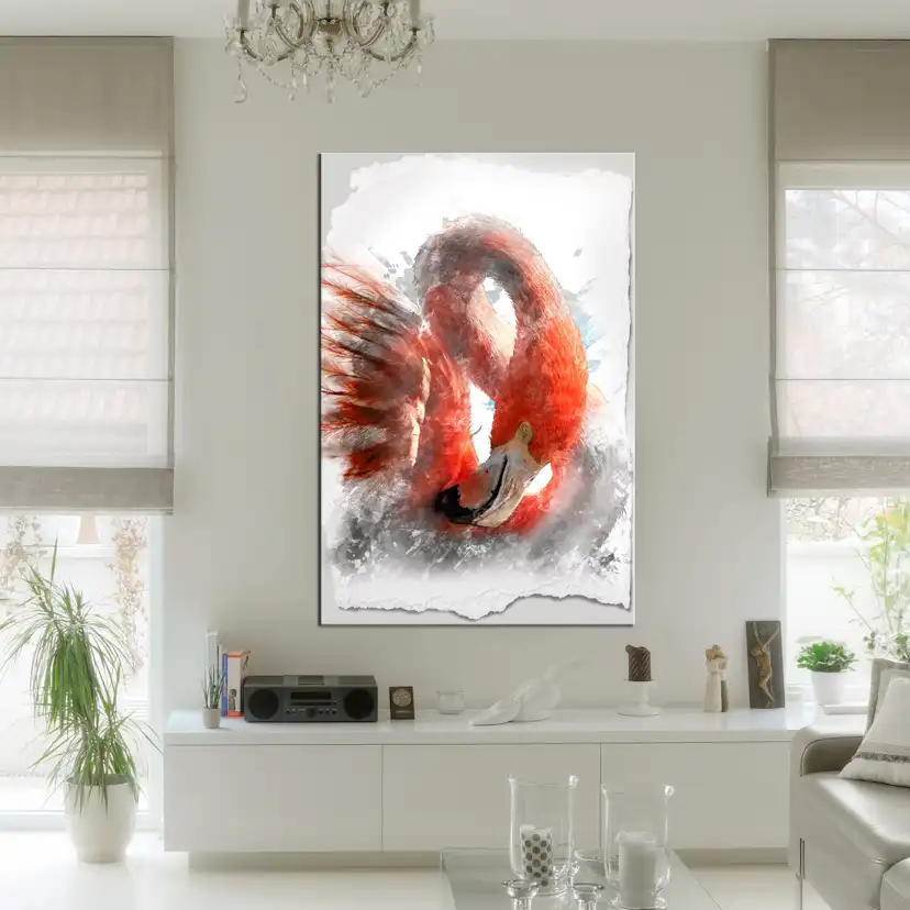 Tavla Arkiio Red Flamingo