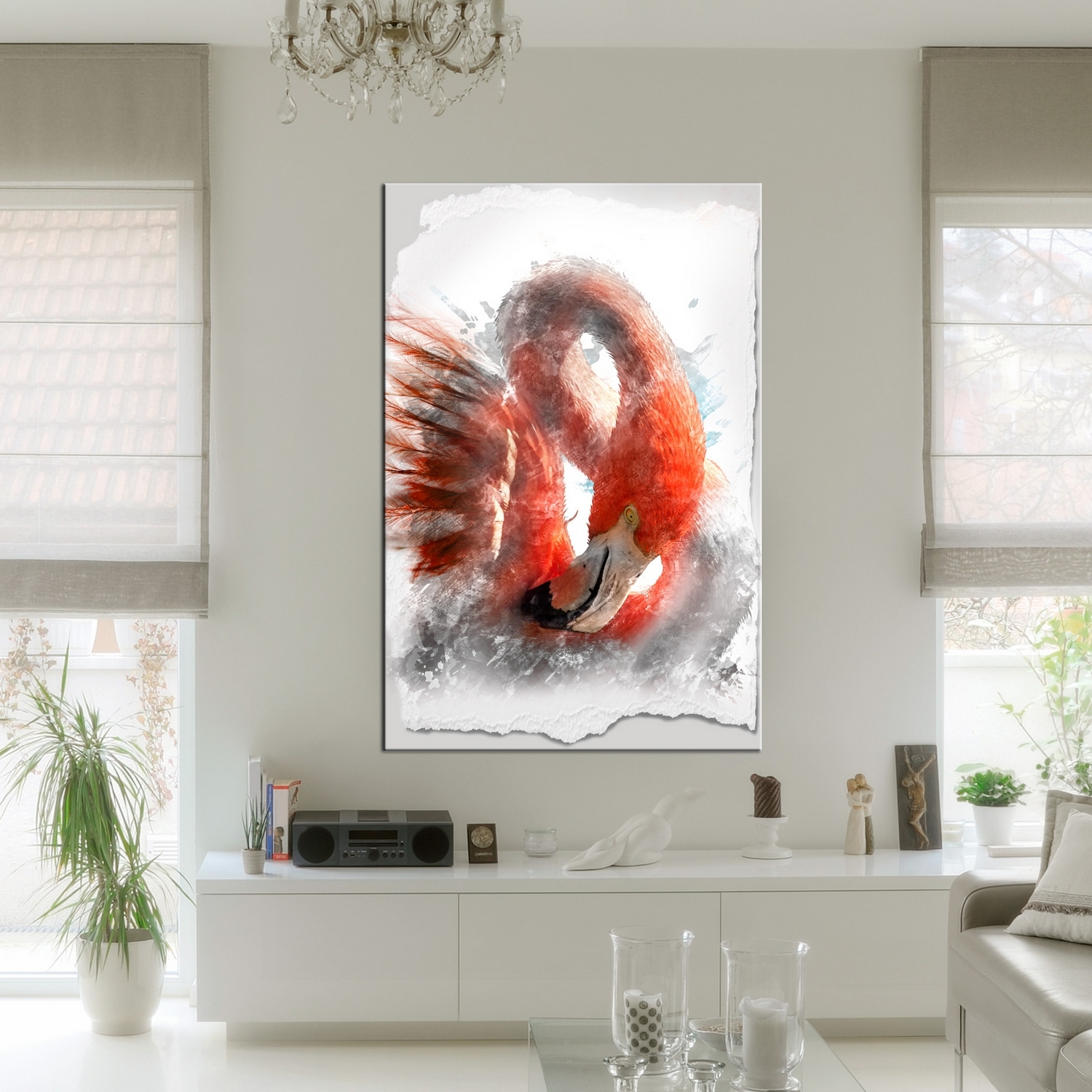 Tavla Arkiio Red Flamingo