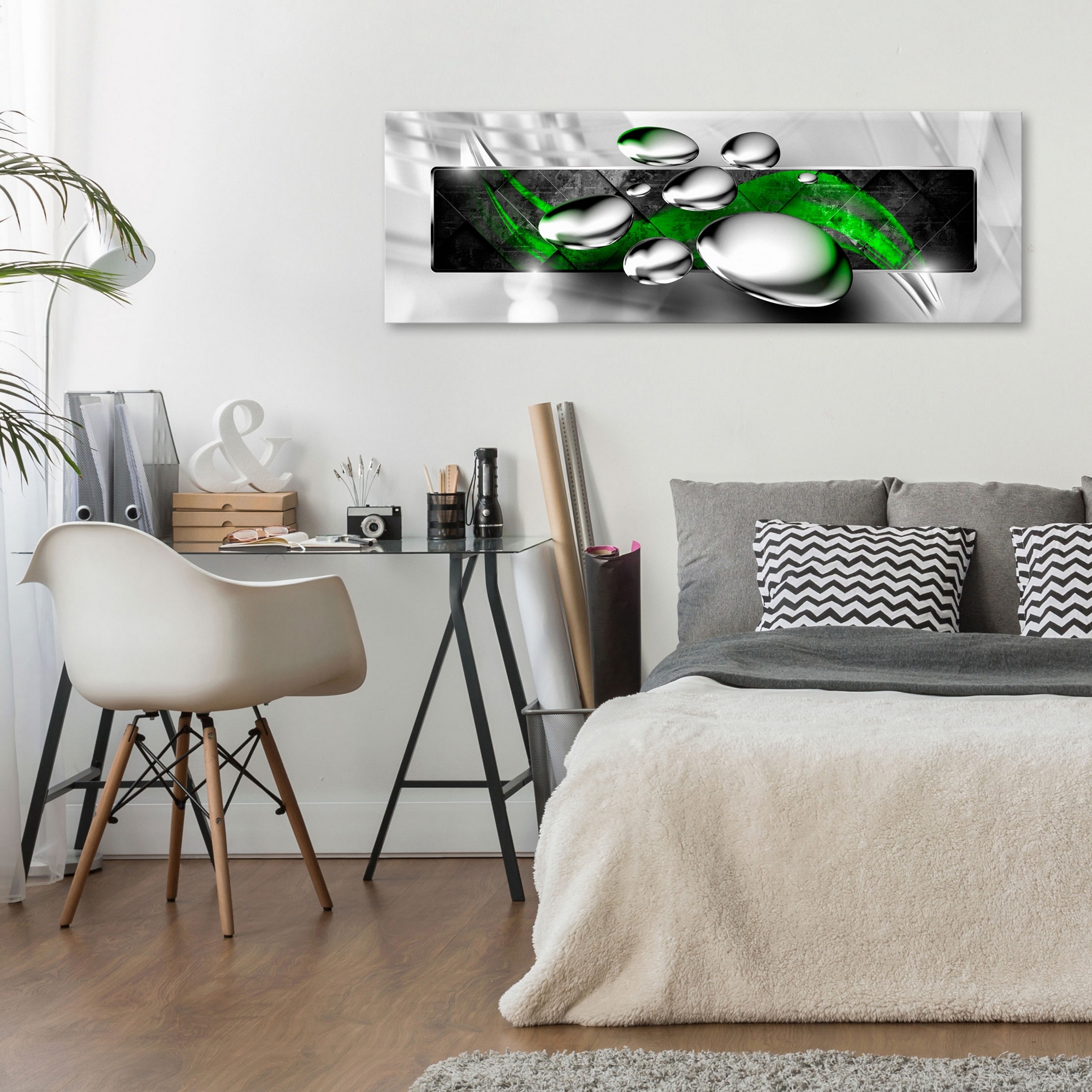 Tavla Arkiio Shiny Stones Green