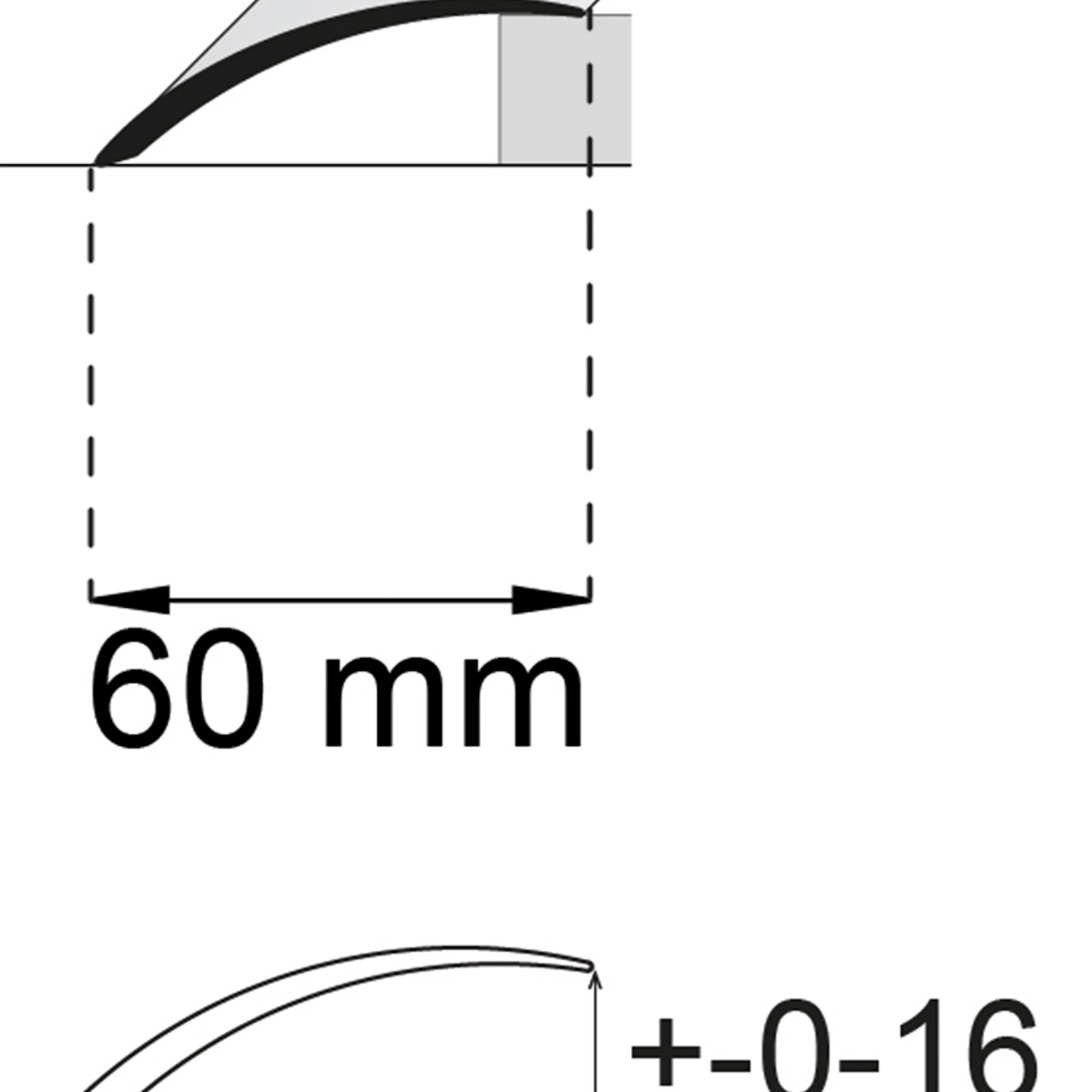 NIVÅLIST HABO SA79 ROSTFRI 50MM Längd: 2000 mm, Utförande: Rostfri