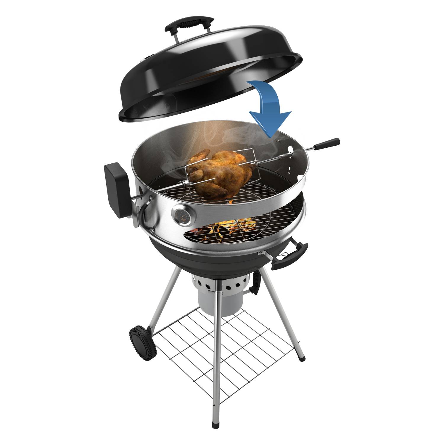 Kolgrill Fornetto Explorer