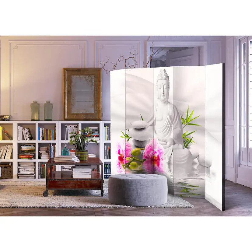 Rumsavdelare Arkiio Buddha and Orchids II 225x172 cm
