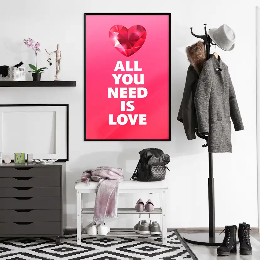 Poster Artgeist Affisch Dreamlike Heart