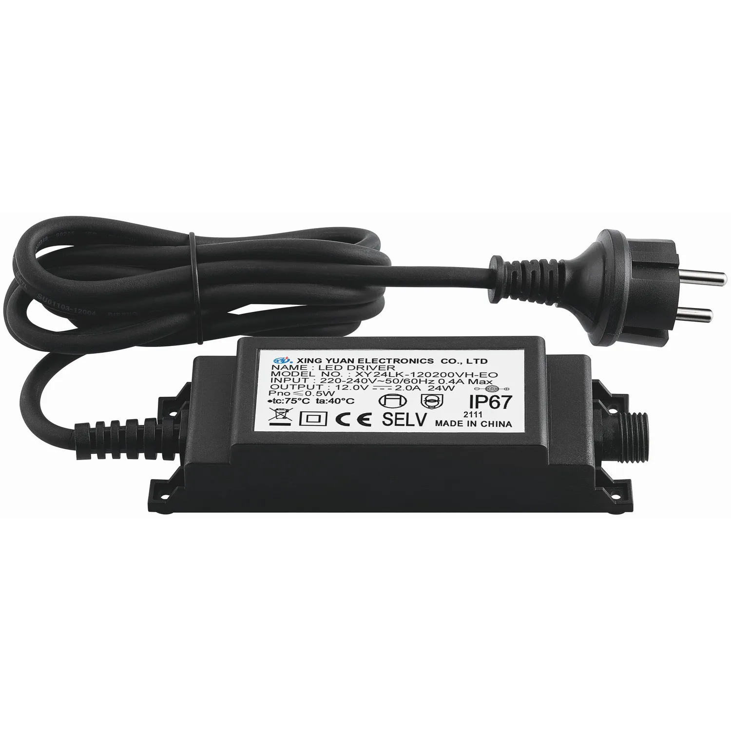 Driver Malmbergs Home 12Vdc 24W 1,8 m