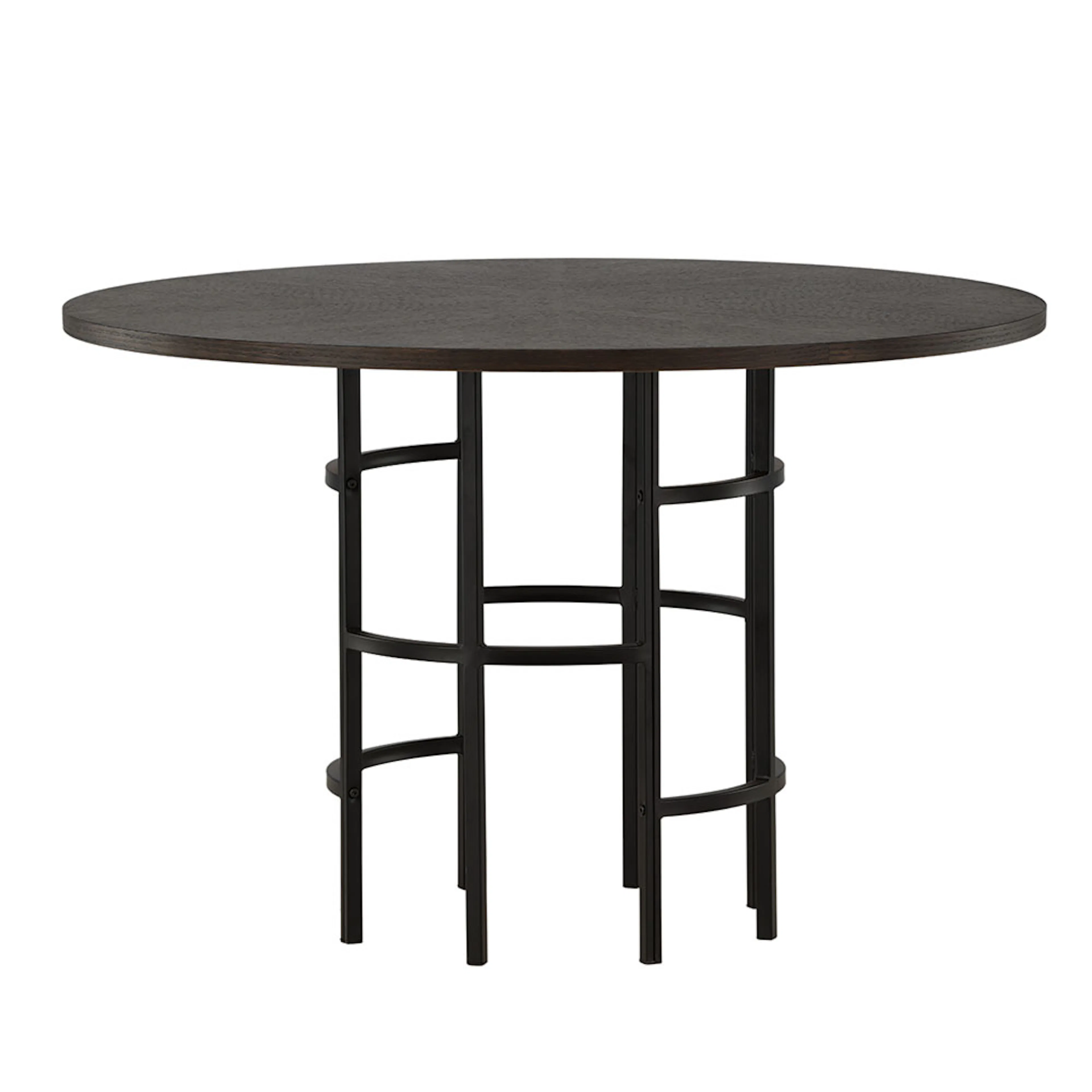 Copenhagen Dining Table- Black / Mocca Veneer Mocca